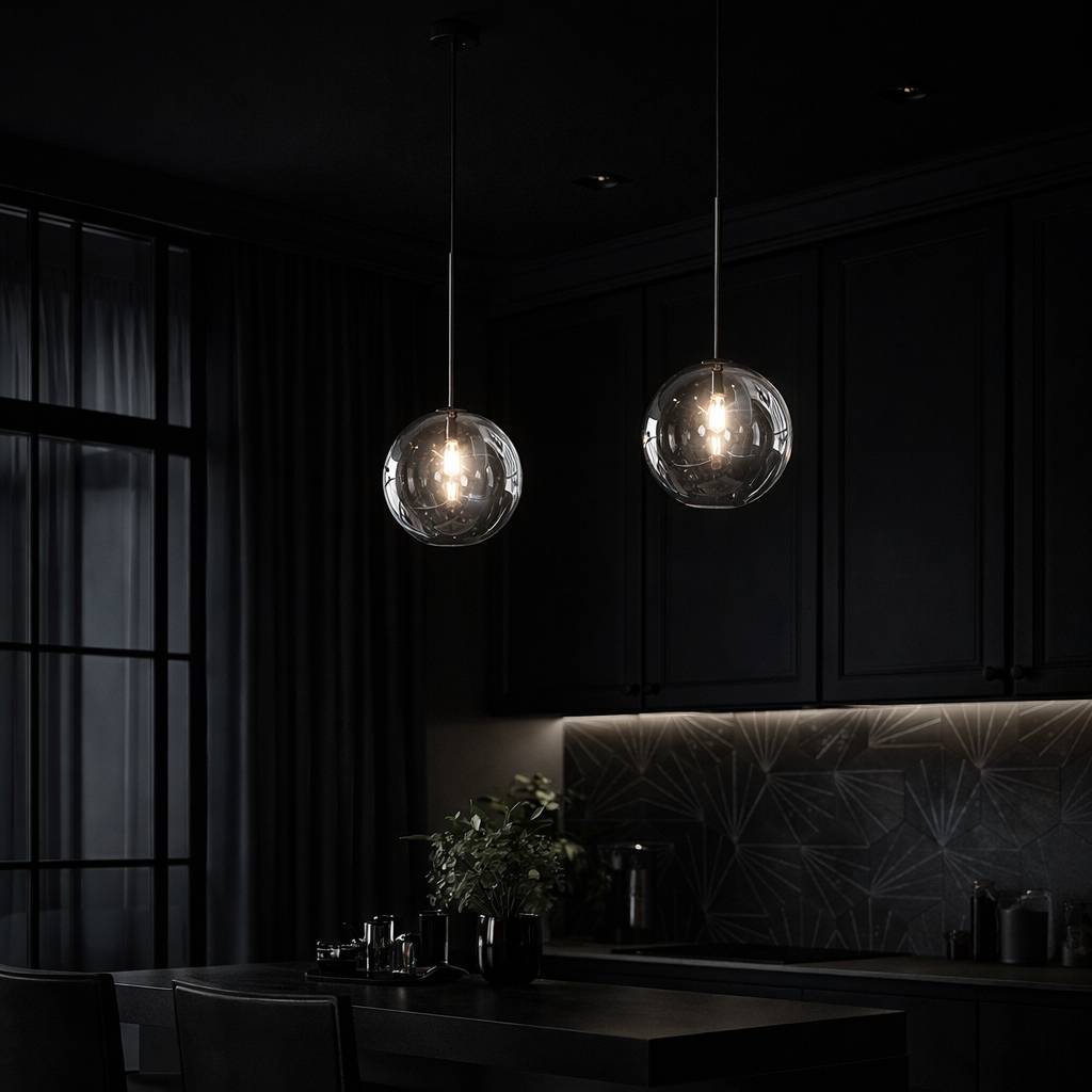 Halo Sphere Pendant Light